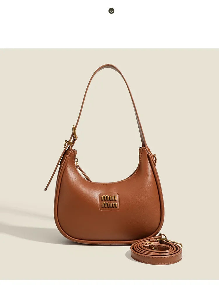 2025 Fashion Underarm Bag Top-handle Bags Women's 2025 New Arrival Casual Dumpling Bag Classyretro Shoulder Crossbody Bag