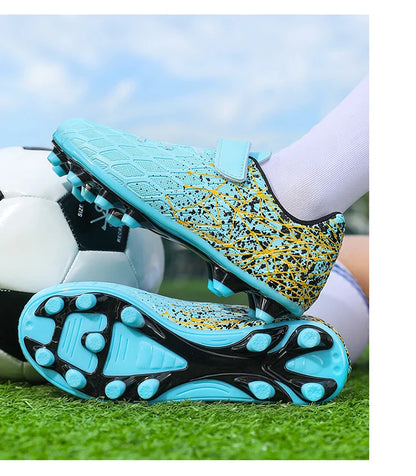New Men Kids Soccer Shoes Cleats Match Grass Boys Professional Football Boots Ultralight Non-Slip Training Shoes Drop Shipping