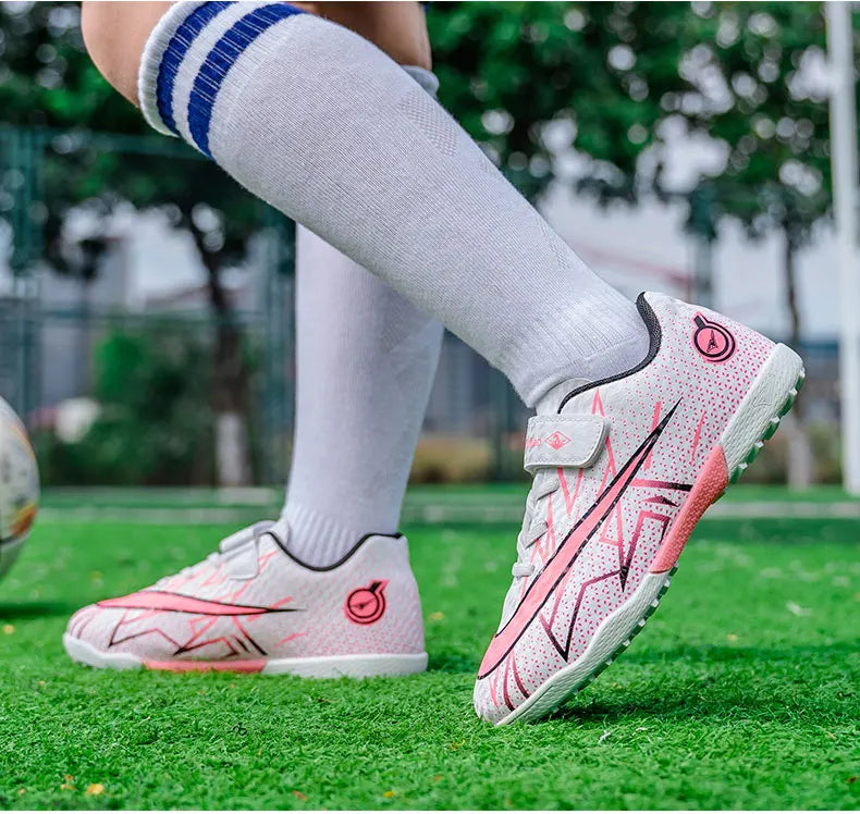 Soccer Cleats Boys Youth Training Football Cleats Athletic Outdoor Girls Soccer Shoes Kids Football Shoes for Little/Big Kid