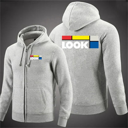 autumn Bicycle Men's woman hoodies New Long Sleeve Printed Zipper Hooded Long Sleeve Jacket Casual Sportswear Hoodie Pullover