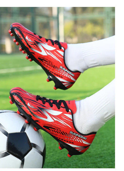 Outdoor Children's Football Shoes Low-cut Kids Soccer Shoes Sports Shoes Comfy Non-Slip Training Shoes For Boys Futsal Sneakers