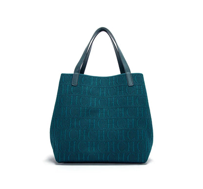 Fashionable Classic New Solid Color Outer Bag Women's Handbag Exquisite Handcrafted Weaving Large Capacity Handbag