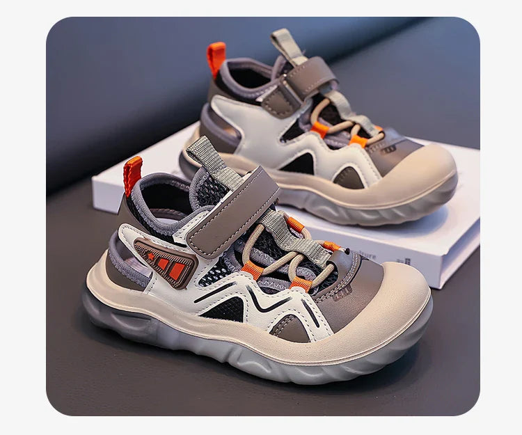 Luxury Kids Shoes Boys Sandals Non-slip Outdoor Hiking Sports Shoes Children Breathable Comfort Sports Sandals for Boy