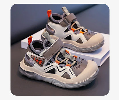 Luxury Kids Shoes Boys Sandals Non-slip Outdoor Hiking Sports Shoes Children Breathable Comfort Sports Sandals for Boy
