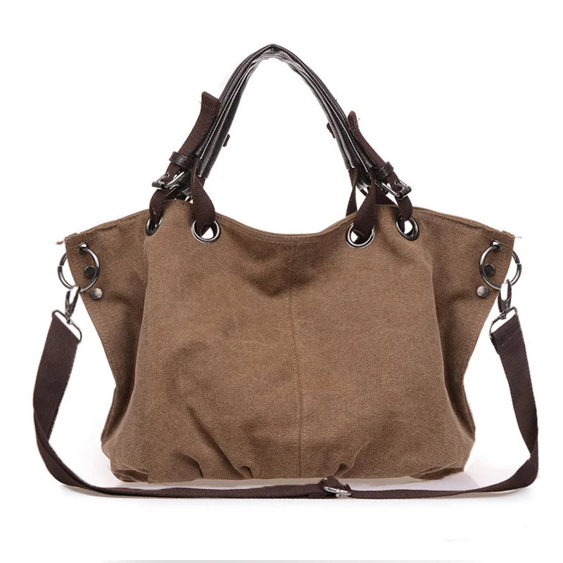 2024 New Arrival Women's Bag Fashion Casual Canvas Bag Large Capacity Handbag Shoulder Messenger Bag Many Colors BD866