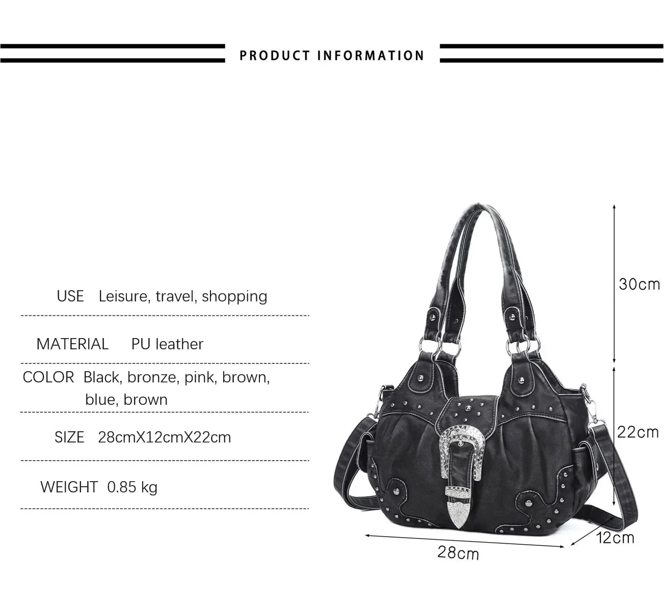 Women Handbag Leopard Top-handle Shoulder Bag PU Dumpling Pack Multi-pockets Shoulder Bags Phone Money Pack