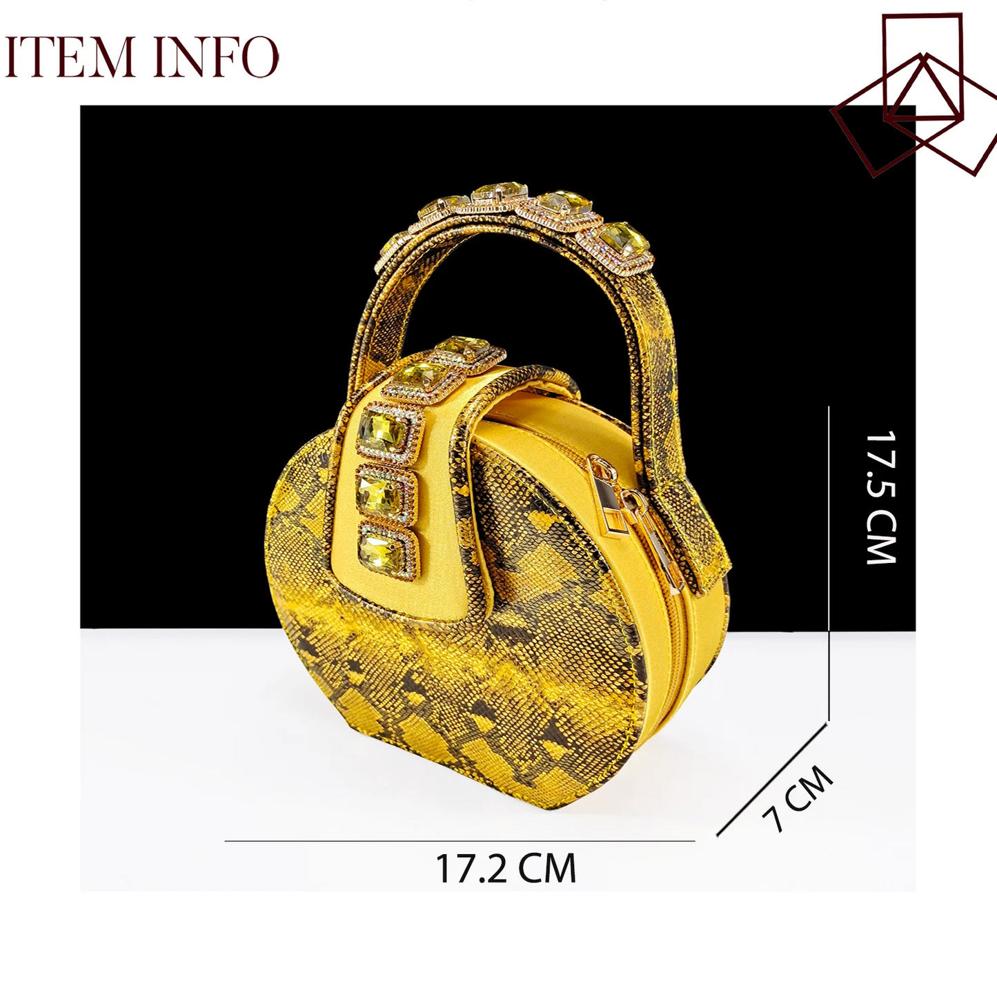Luxurious Italian Women's Party Shoes&Bag Set Elegant Golden Rhinestone  Sandals with Peep Toe High Heels Wedding