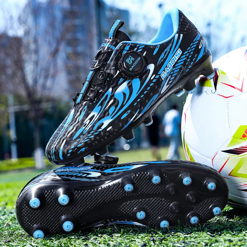 New Kids Football Boots Society Cleats Soccer Shoes Professional Children Football Field Boots Original Non Slip Sneakers Fast