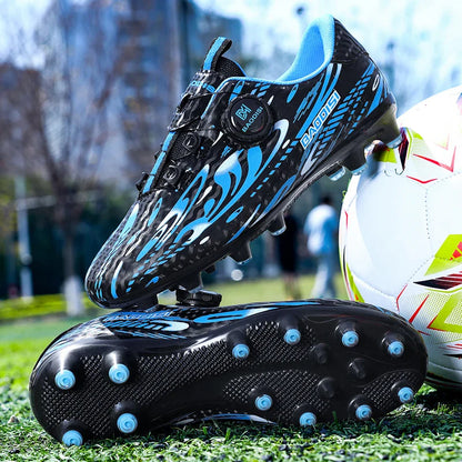 New Kids Football Boots Society Cleats Soccer Shoes Professional Children Football Field Boots Original Non Slip Sneakers Fast