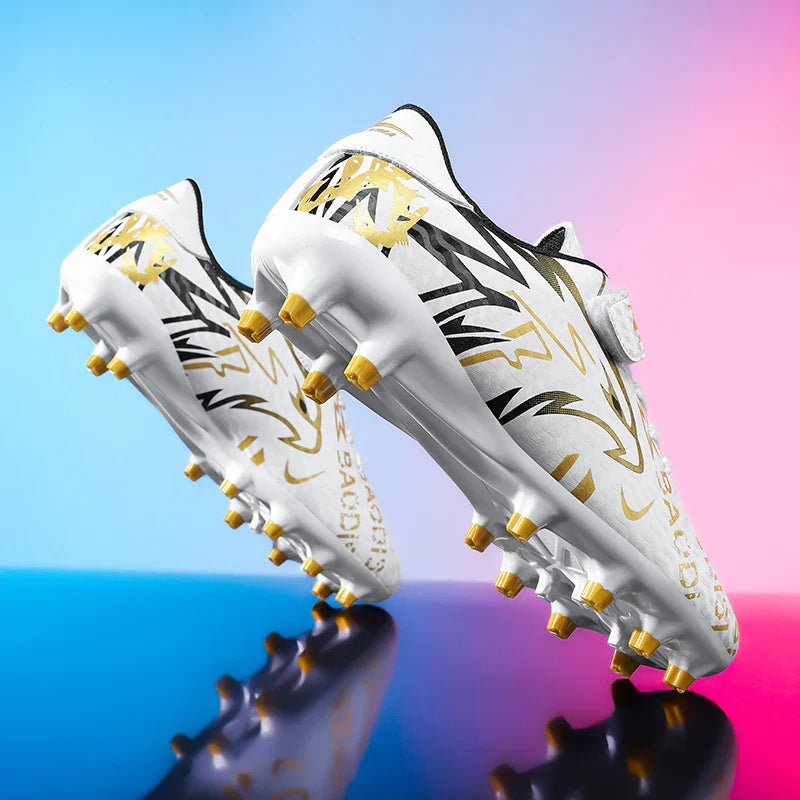 New Men Kids Soccer Shoes Non-Slip Football Boots Ultralight Cleats Match Grass Boys Professional Training Shoes Drop Shipping