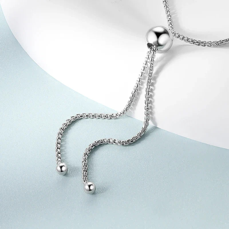 100% Real 1.7CT Round Cut Full Moissanite Tennis Bracelet for Woman Girl Party S925 Sterling Silver Diamond Link Bracelets