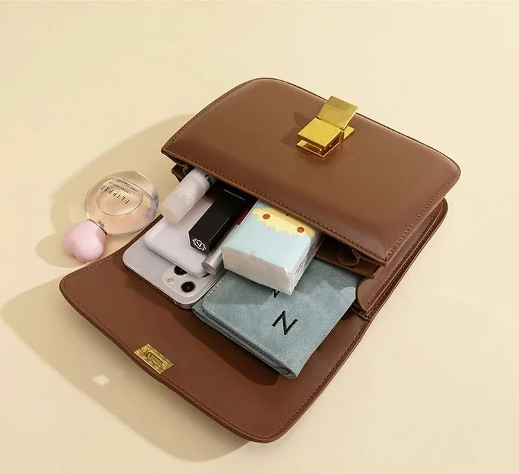 High Quality Bags For Women 2024 Trend Fashion Luxury Designer Shoulder Bag New In Metal Buckle Leather Exquisite Crossbody Bags