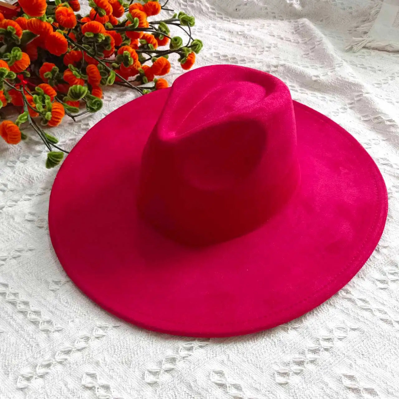 Hats Blank Hats for Burning Multicolor teardrop shaped Top 9.5cm Brim Unisex Jazz Hat Church Hat
