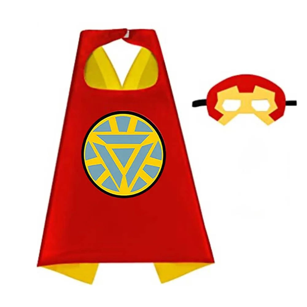 6 sets Superhero Capes for  Cool Halloween Costume Cosplay Festival Party Supplies Favors Dress Up for 3-12 Year Old boys