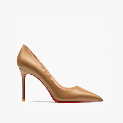 New Women's Red Shiny Bottom High Heels Luxury Pointed toe Pumps 12 cm Sexy Matte Party Wedding Shoes Elegant Woman Heeled Shoes