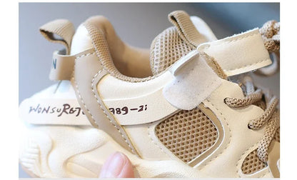 Fashion Children's Sports Shoes Student Mesh Breathable Running Shoes Kids Non-slip Basketball Shoes for Girls and Boys Outdoor