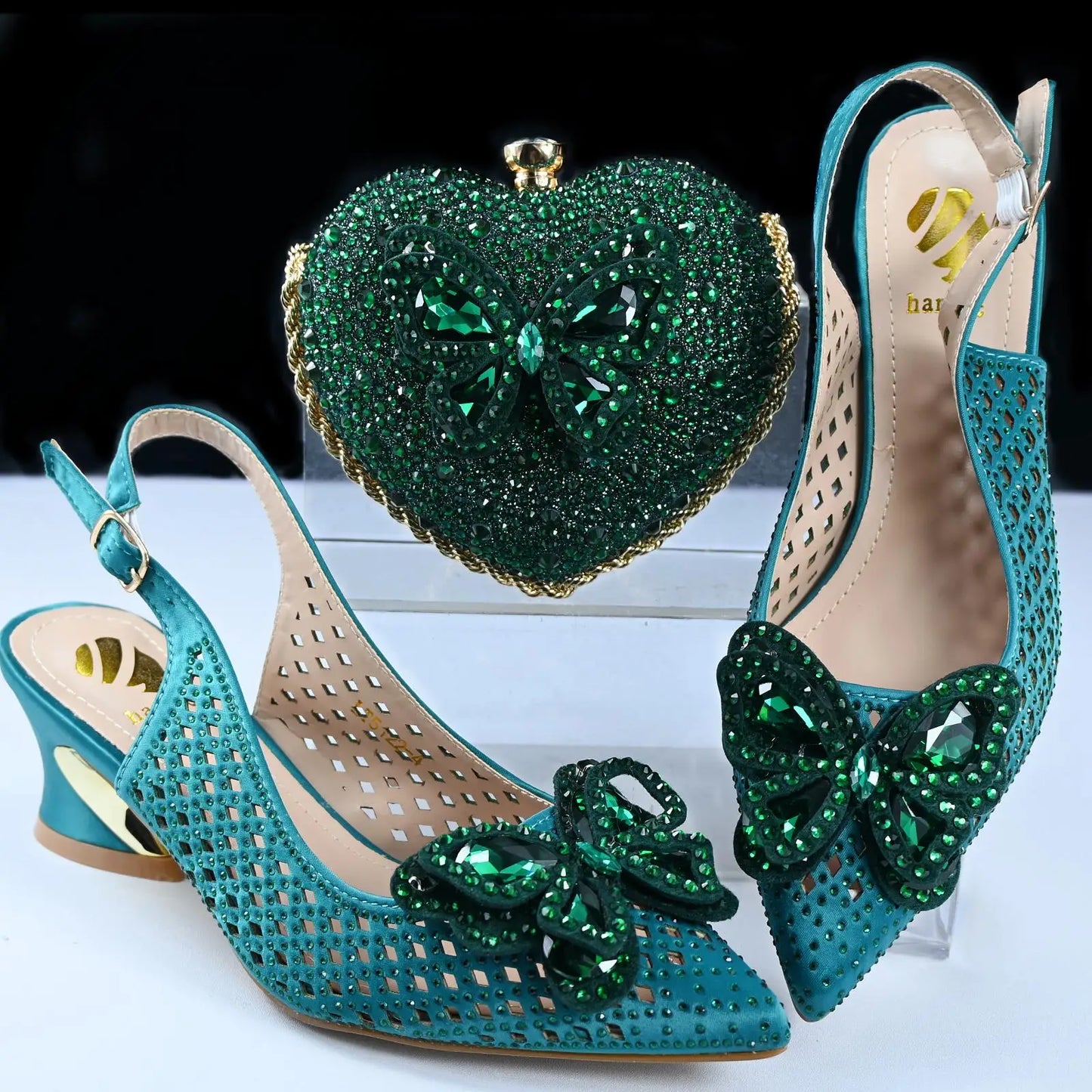 Shoes and Bags To Match Set Italy Party Pumps Italian Matching Shoe and Bag Set for Party!   SQ1-1