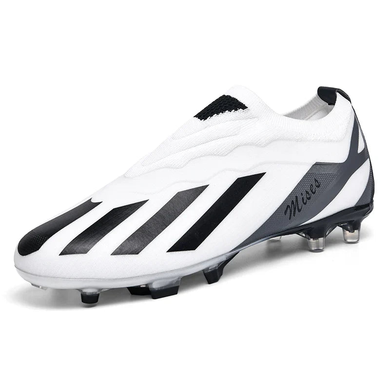 Men Soccer Shoes Long Spikes Soccer Cleats Indoor Sports Shoes Professional Football Boots Drop Shipping Unisex Breathable Soft