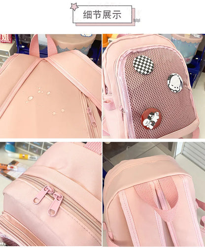 Cute Mini Backpack Women Kawaii Ita Bag Sweet Girl Transparent Rucksack DIY Personality Display Knapsack Lolita Shoulder Bag