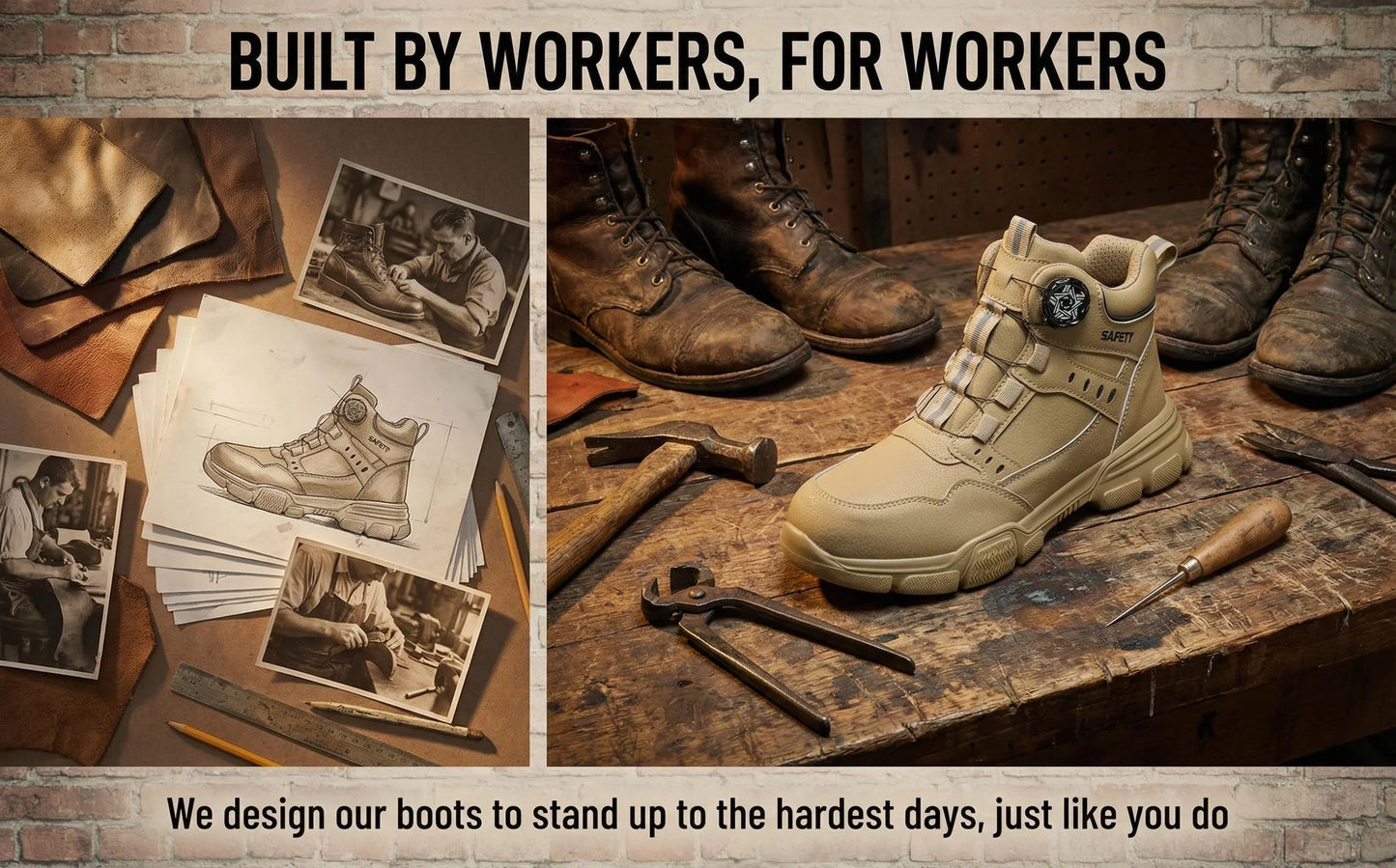 Men's Safety Shoes Men's Work Shoes Breathable Slip Resistant Steel Toe Anti-Puncture Shoes Man Fashion Men Sport Shoes