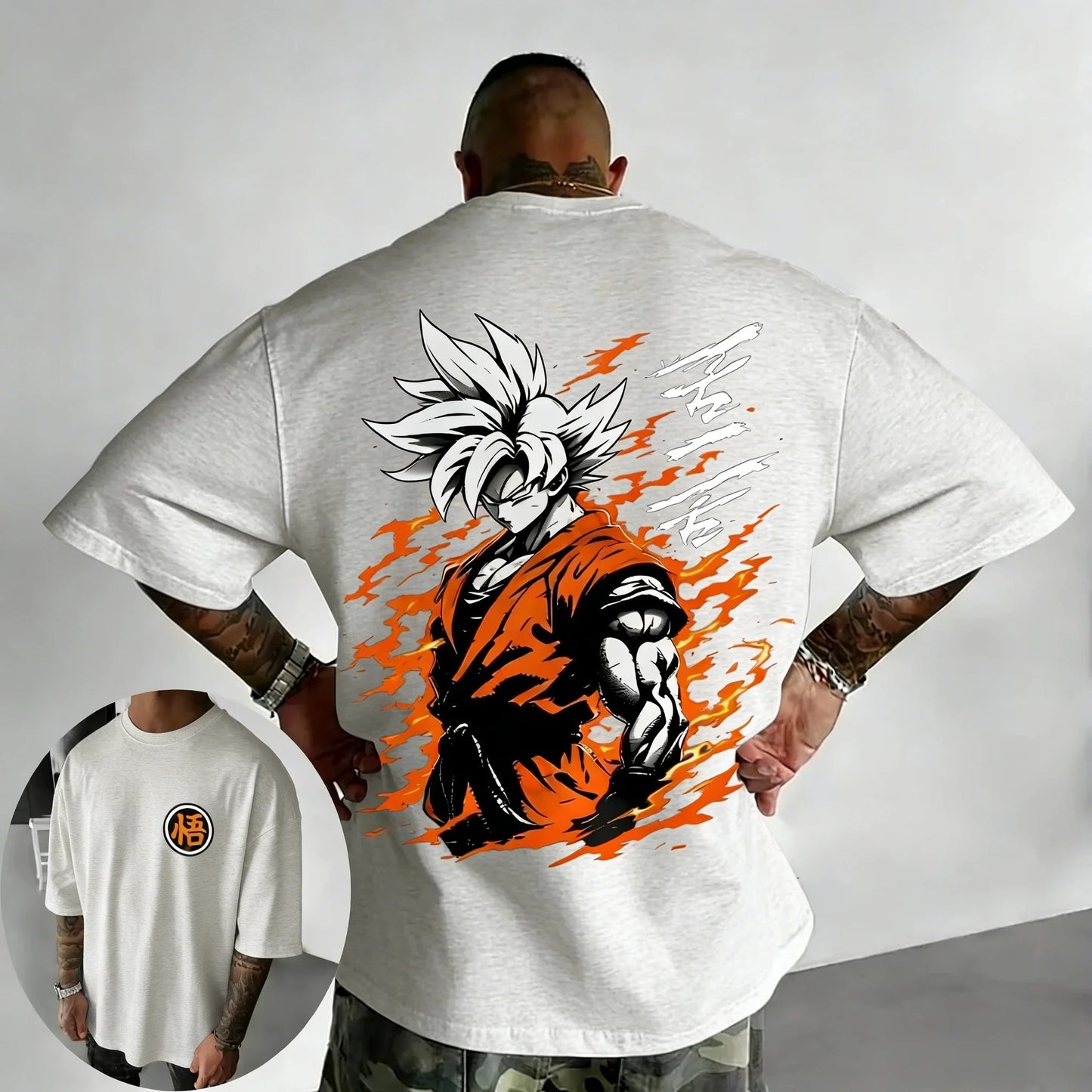 Printed Cotton T-shirt Summer New Men's and Women's Loose Casual Street Trendy Parent Child Top
