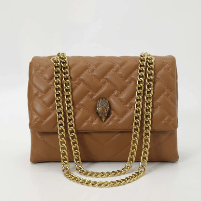 2026 New Chain Bag Textured Rhombus Embroidery Thread Single Bag Versatile Single Shoulder Crossbody Hot Selling Women's Bag