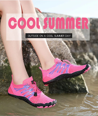 Men Women Barefoot Outdoor Aqua Shoes Couple Quick-drying Wading Beach Swimming Fitness Cycling Sports Water Sneakers