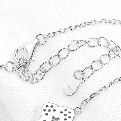 1mm Flowers Moissanite Bracelets for Women 14-20cm Size Adjustable Chain Classic 925 Sterling Silver Jewelry Plated 18K