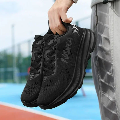 Men's Running Shoes Outdoor Couple Non-Slip Jogging Breathable Cushioning Luxury shoes Trainer Race Sneakers Mesh Off-road Shoes