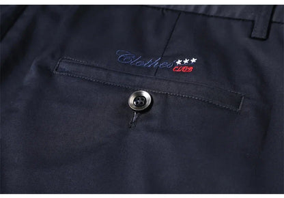 6 Colors Casual Shorts Men Summer New Fashion Business Straight Elastic Thin Short Pants High Quality Male Clothes Khaki Beige