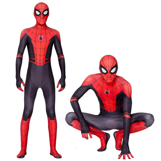 2026 High Quality Superhero Spidermans Costume Bodysuit For Kids Adult Spandex Zentai Halloween Party Cosplay Jumpsuit