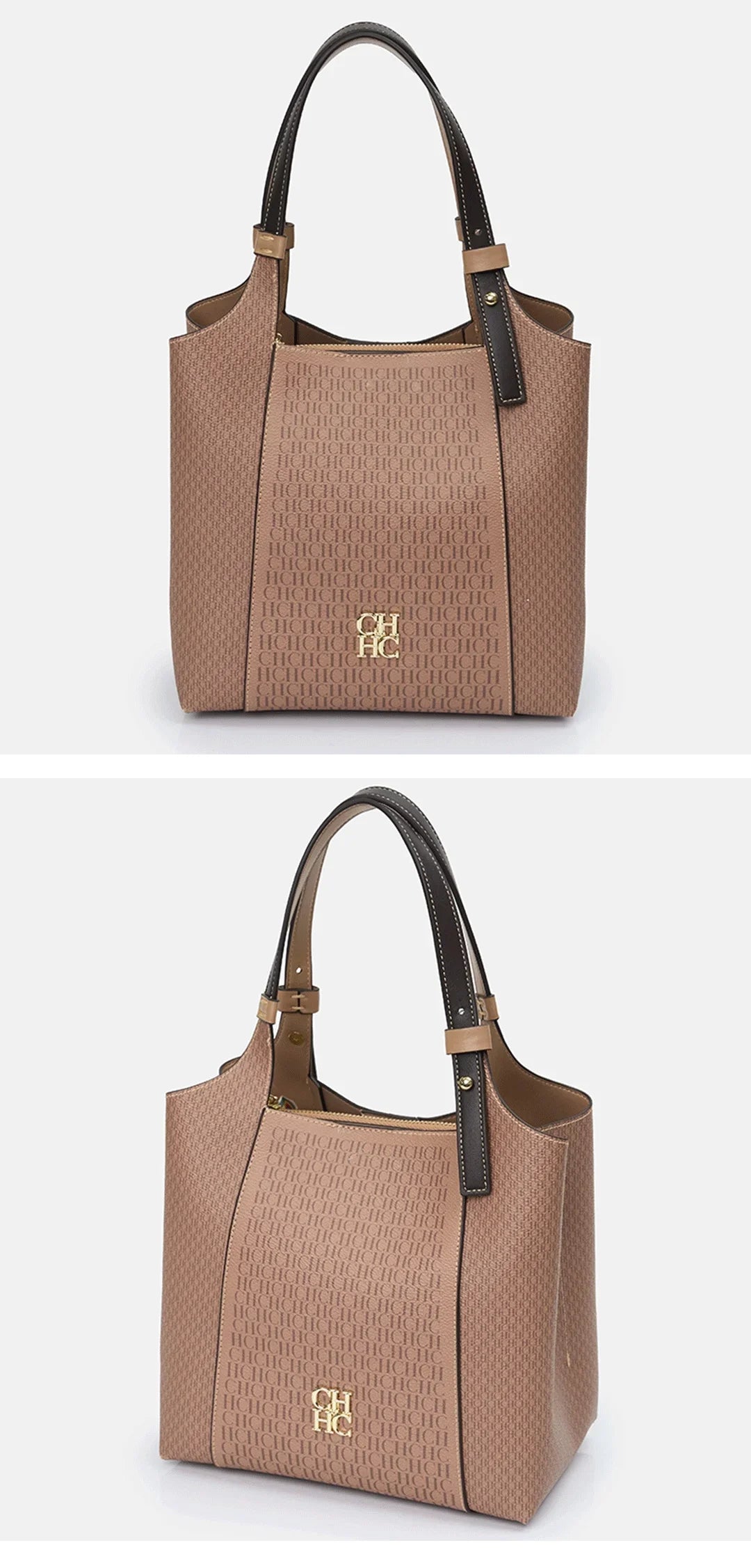 Fashion Letter Printed Design Women's Handbag High-end Light Luxury Vintage Brand Large Capacity New Women's Tote Bag