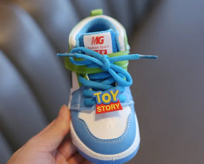 Fashion Children Sneakers Outdoor Non-Slip Boy Girl Casual Board Footwear Colorful High-top Kid Running Sports Leisure Shoes