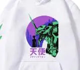 Anime Neon Genesis Evangelion EVA Cosplay Hoodie Jacket  Printed Sweatshirt Men's and women's same anime streetwear