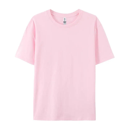100% Cotton Solid T-shirts Women Sporty Short Sleeve Tees Fashion Casual White Black Clothing Loose O-Neck Female Summer Tops