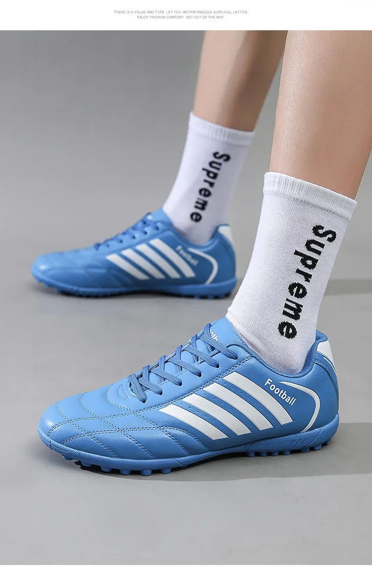 Size 32-44 Kid Low Cut Soccer Shoes Adult Outdoor Running Sneakers Ultralight Sports Ultralight Sports Football Boots