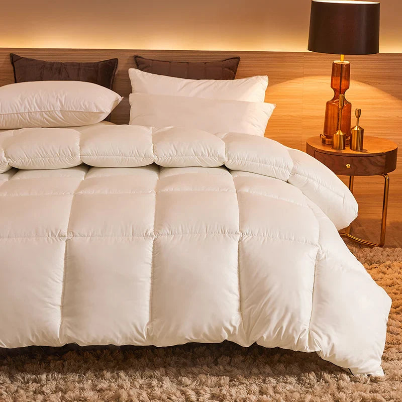 New winter thick quilt core, feather velvet quilt, spring and autumn warm thick quilt, suitable for all seasons
