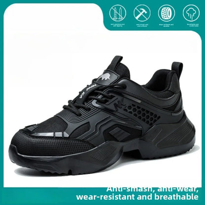 Labor Protection Shoes Are Lightweight Odor Resistant Breathable Smash Resistant Puncture Resistant Wear-resistant Safe for Work