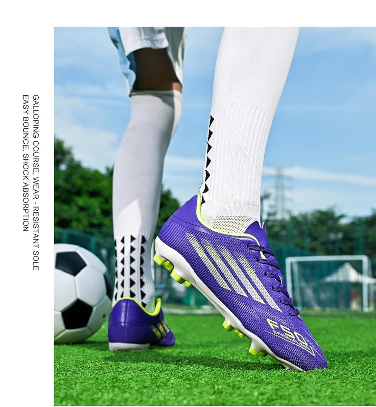 Soccer Cleats for Mens Professional Football Boots Turf Soccer Shoes Indoor/Outdoor Low-top Sneakers Zapatos De Fútbol