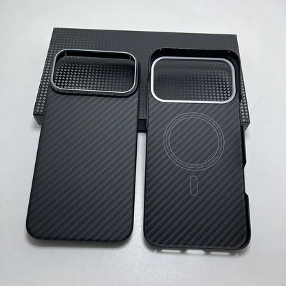 Really Carbon Fiber Case for Iphone 17 Pro Max Case for Magsafe Magnetic Ultra-Thin Lightweight for Iphone17 Pro aramid Cover