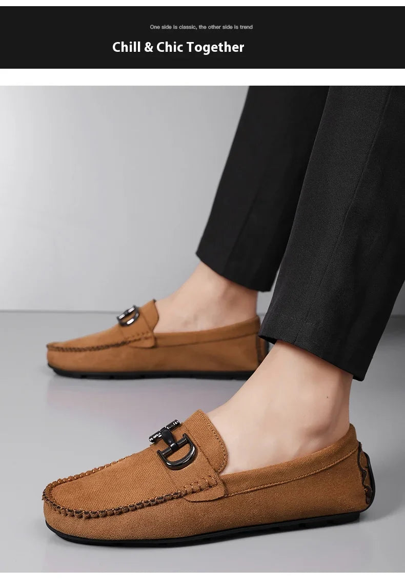 The 2025 new men's soft-soled comfortable casual shoes are versatile Lazy people can wear them on one foot Size 46 size 47