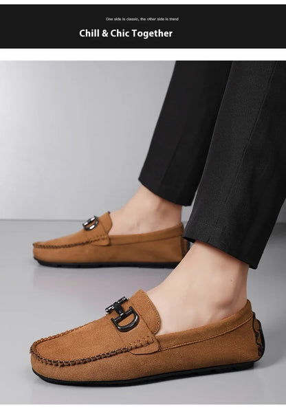 The 2025 new men's soft-soled comfortable casual shoes are versatile Lazy people can wear them on one foot Size 46 size 47