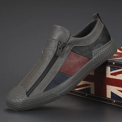 Handmade Leather Casual Shoes for Men Shoes Design Sneakers Man Comfortable Leather Shoes Men Loafers