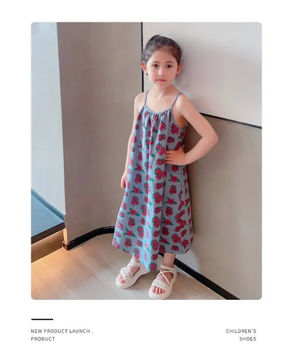 Girls' sandals 2026 Summer new little girl fashion Big Children's Beach Shoes Children's sandals Pearl Princess shoes for kids