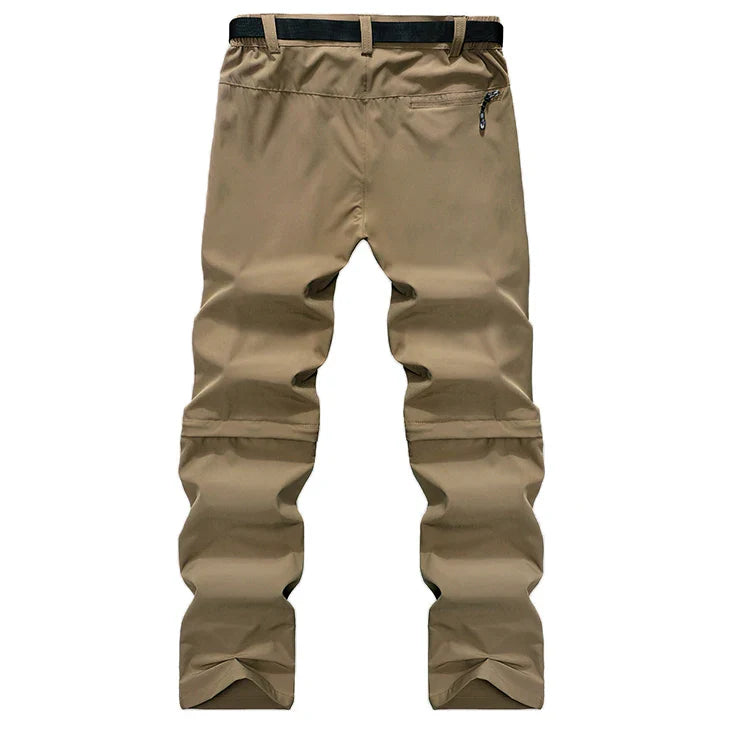 Men's Breathable Sports Pants Lightweight Hiking with Zipper Pocket Quick Dry Water Resistant Fishing Travel Trousers