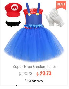 Super Kitty Costumes for Girls Super Cat Tutu Dress for Kids Christmas Halloween Outfits Children Animal Clothes with Eyes Patch