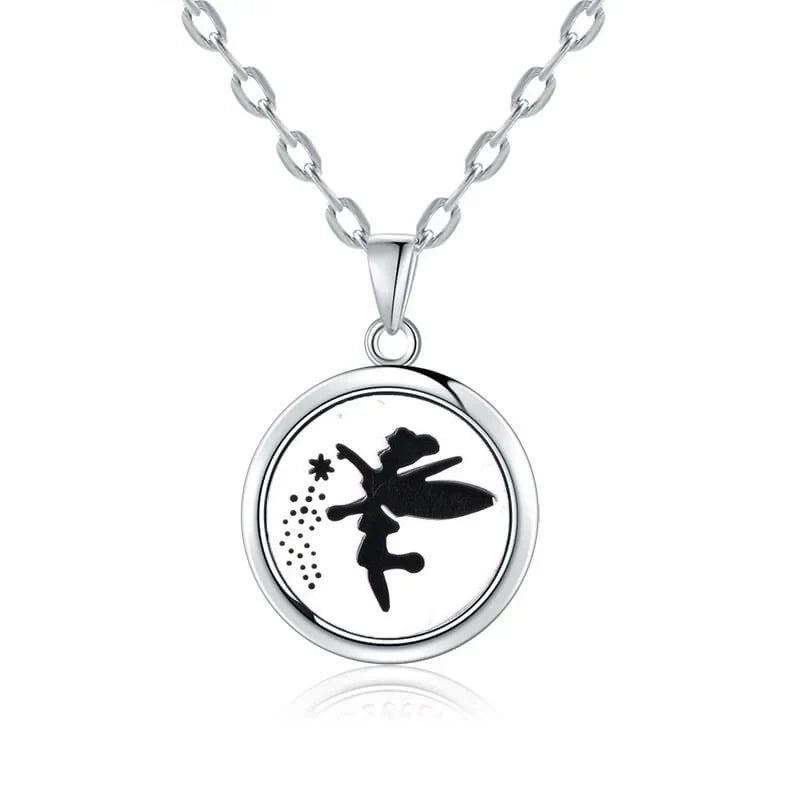 New Tree Of Life Aromatherapy Necklace Stainless Steel Essential Oil Diffuser Amulet Perfume Locket Pendant Women Jewelry Gift