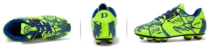 Children Soccer Shoes Sports Society Field Boy Football Shoes Futsal Fast Indoor Sneaker Original Ankle Cleats Football Boots