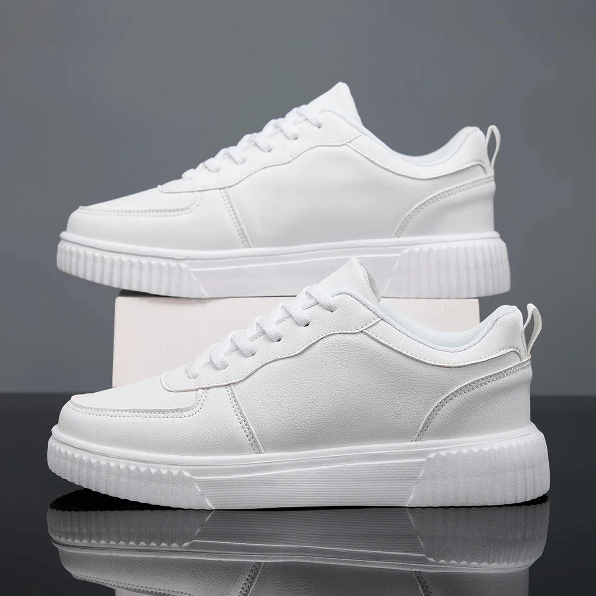 Women's Casual Shoes Breathable Walking Flat Shoes Sneakers White Female Footwear Sports Running Outdoor Walking For Men Tennis