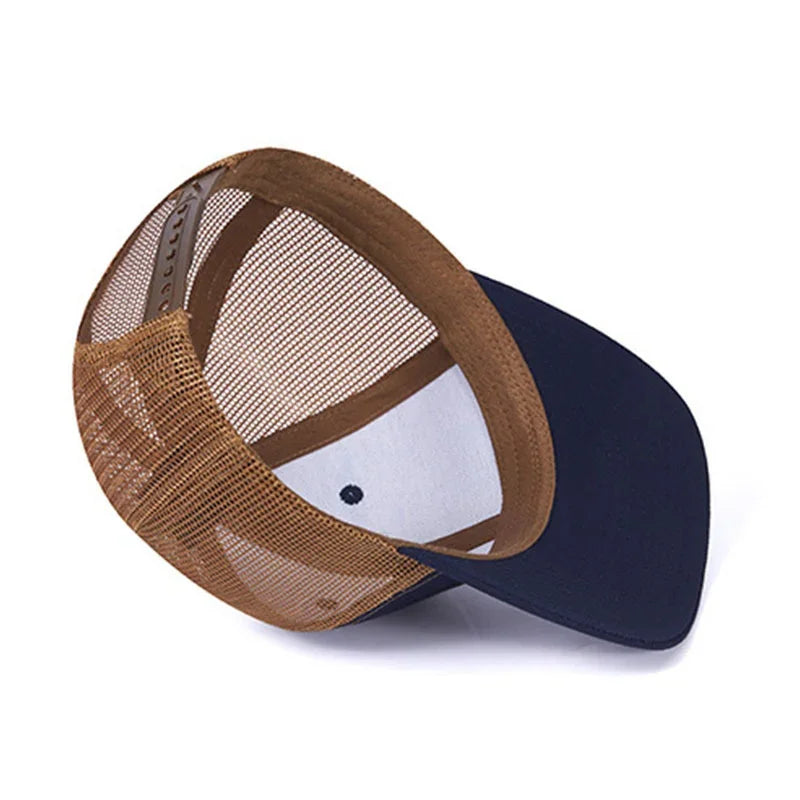 Unisex Baseball Cap for Men Women Slight Curved Brim Style Trucker Hat Casual Outdoor Breathable Cap Gorras Hombre